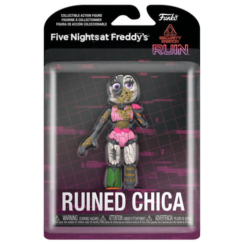 Figura Action Ruined Chica Five Nights At Freddys 12cm