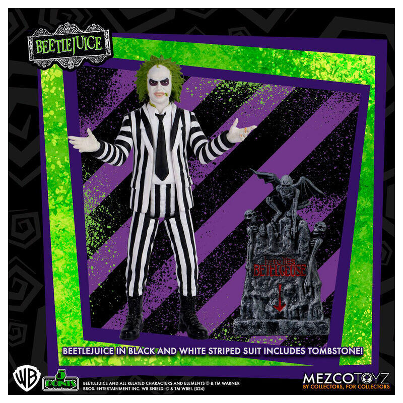 Figura Beetlejuice Striped Suite Beetlejuice 9,5cm