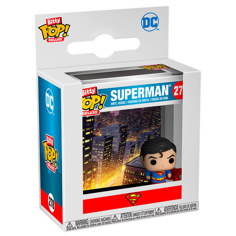 Figura Bitty Pop Deluxe Dc Comics Superman