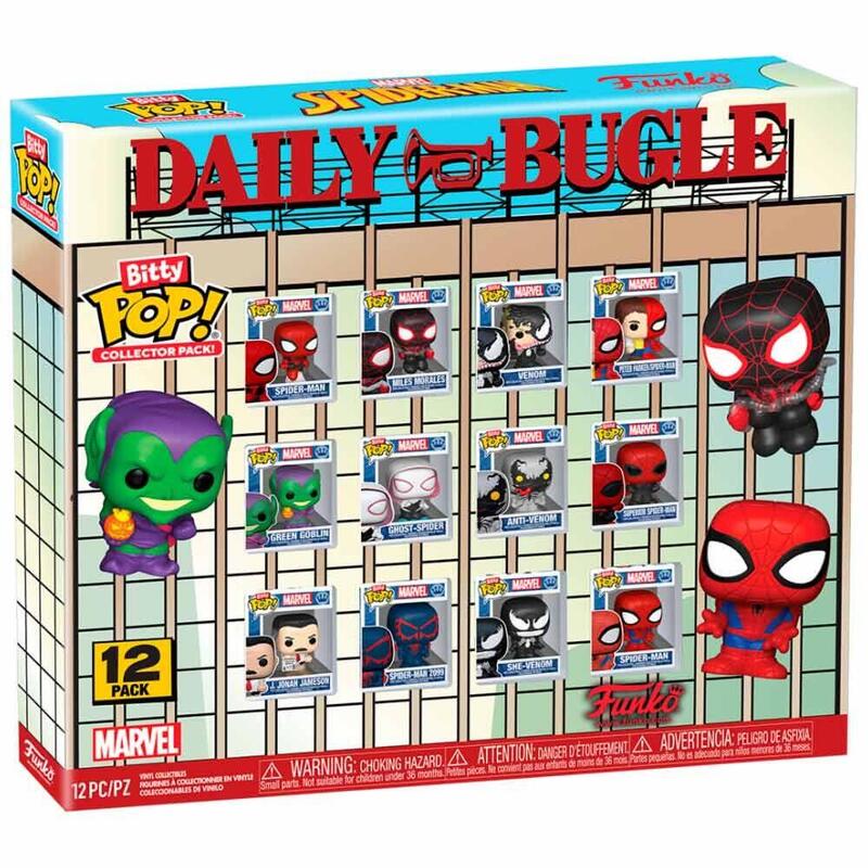 Figura Bitty Pop Multipack Marvel Spiderman