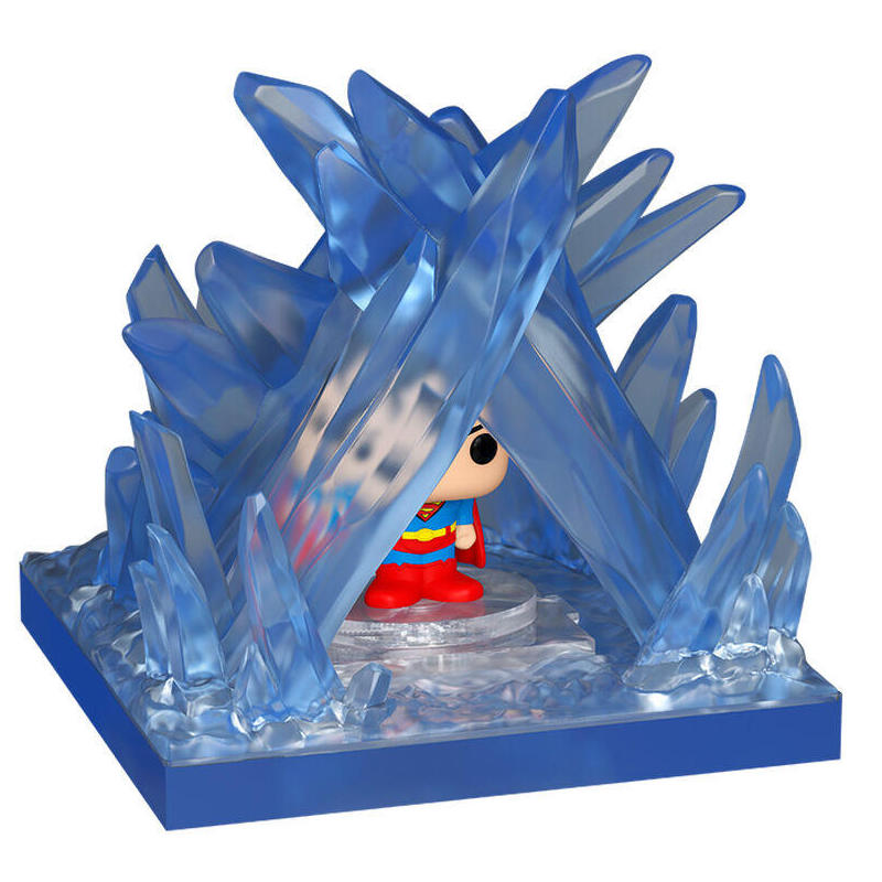 Figura Bitty Pop Town Dc Comics Superman Fortaleza De La Soledad