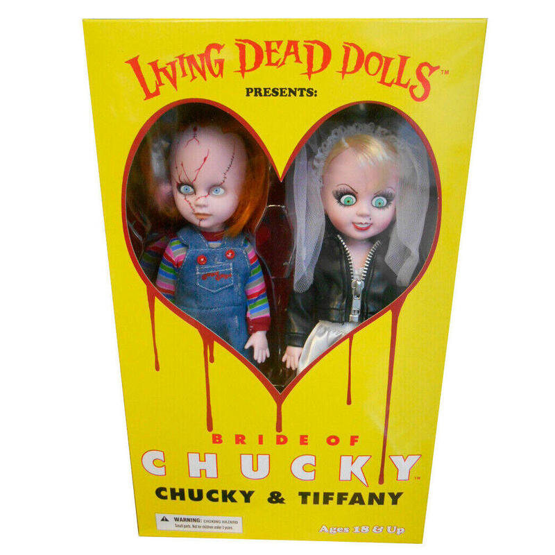 Figura Chucky & Tiffany Set 2 Fig. 25 Cm Chucky Living Dead Dolls Re-Run