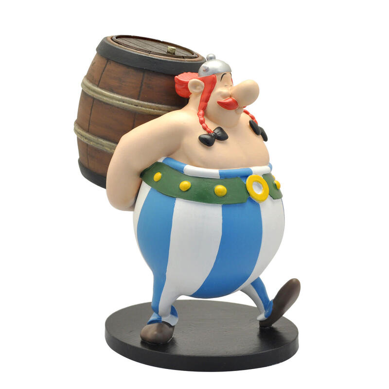 Figura De Coleccionista - Obelix Y Su Barril