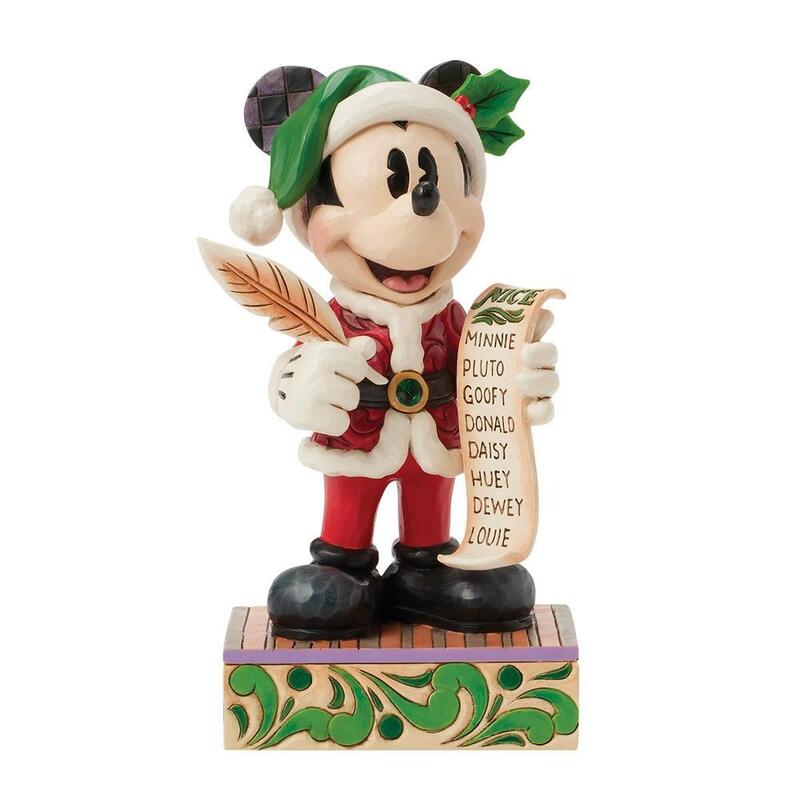 Figura Enesco Disney Papá Noel Mickey