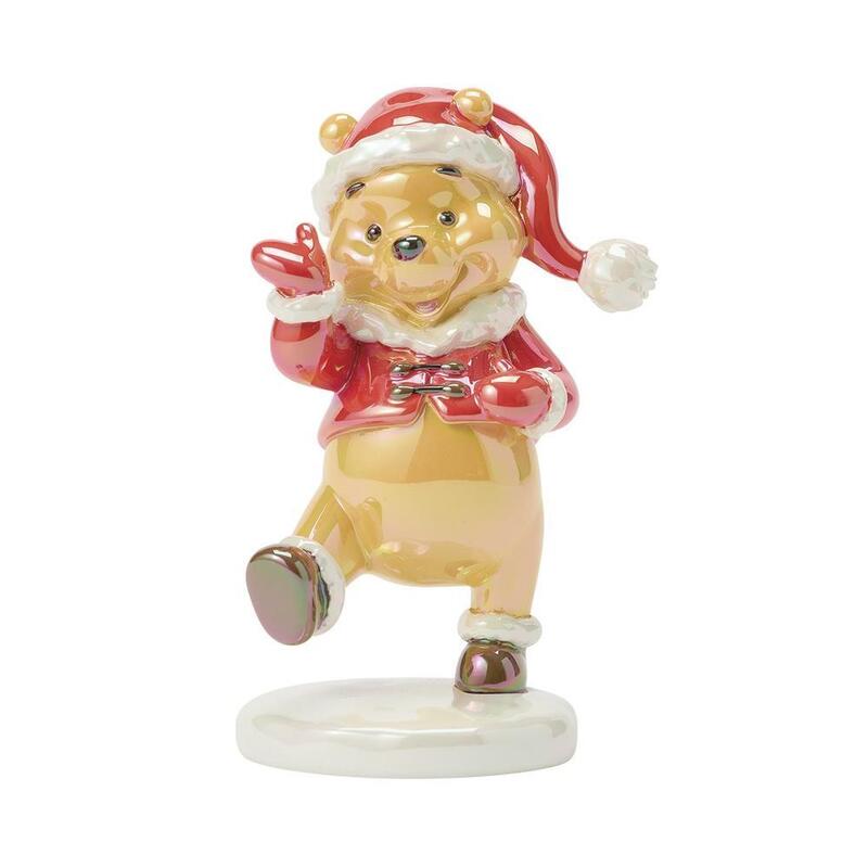 Figura Enesco Disney Winnie The Pooh Navideño