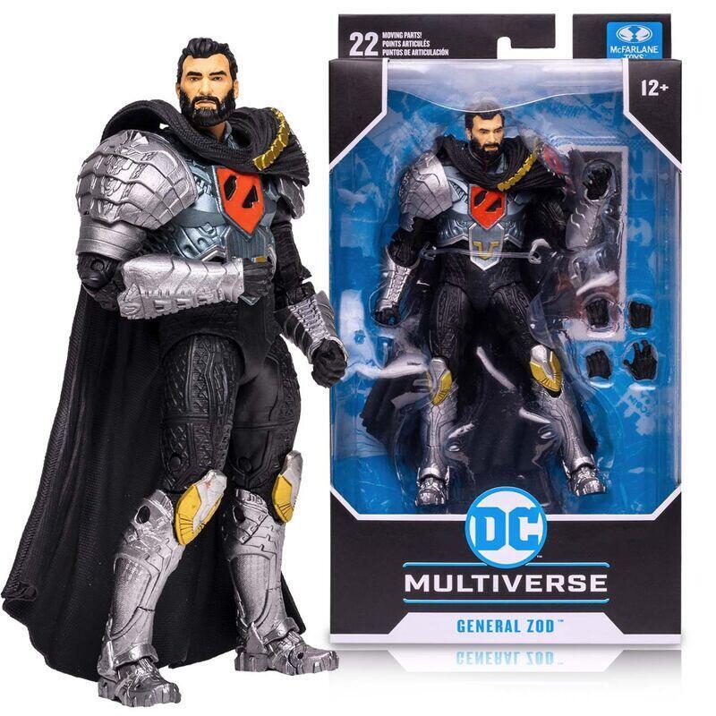 Figura General Zod Multiverse Dc Comics 18cm
