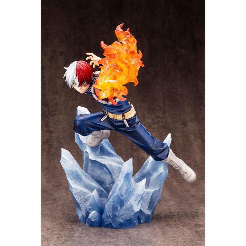 Figura Kotobukiya My Hero Academia Artfxj Shoto Todoroki Ver 2 Bonus Edition Pvc Escala 1 8 26 Cm