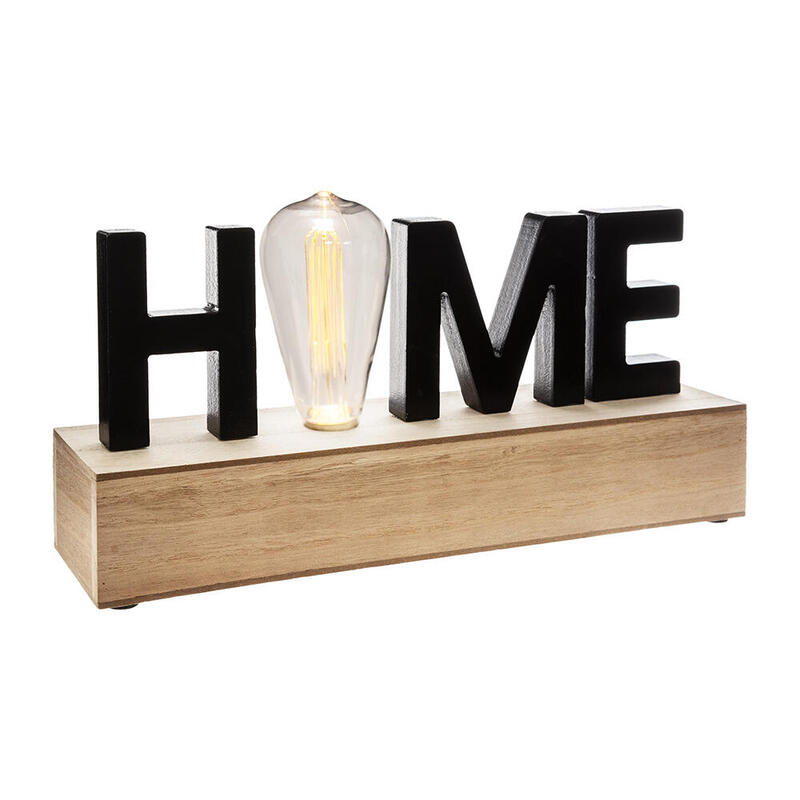 Figura Led 'Home' 34x16x8cm