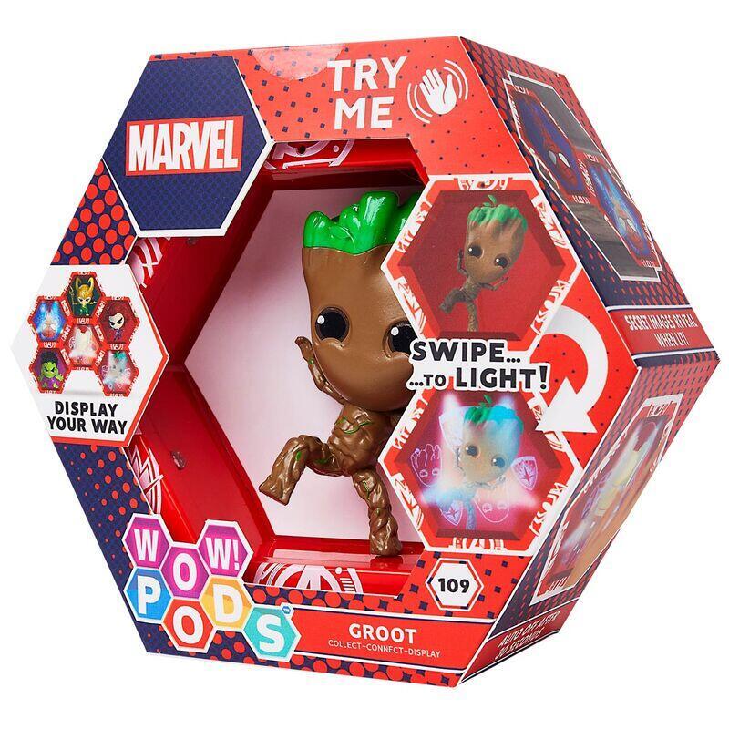 Figura Led Wow! Pod Groot Marvel