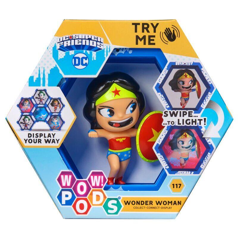 Figura Led Wow! Pod Wonder Woman Dc Comics