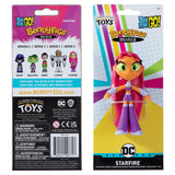 Figura Maleable Bendyfigs Minis Starfire Teen Titans Go 11cm