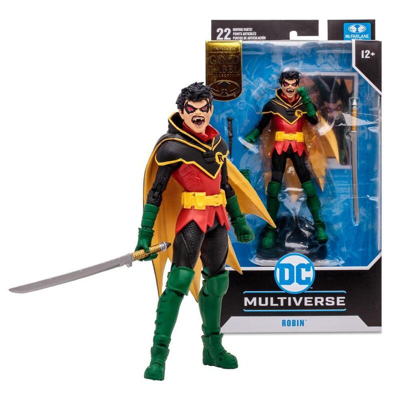 Figura Mcfarlane Dc Multiverse Damian Wayne Robin 17cm