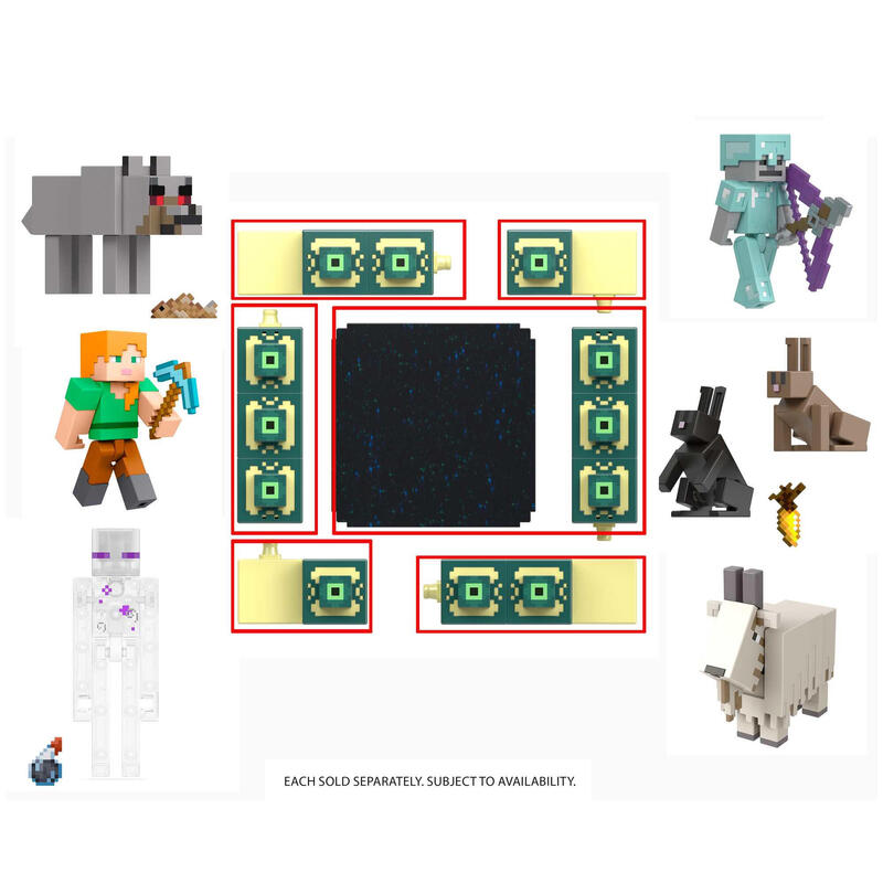 Figura Minecraft 8cm Surtido