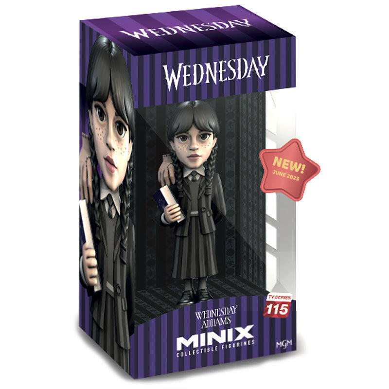 Figura Minix Miercoles Y Cosa Wednesday 12cm
