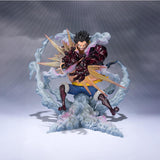 Figura Monkey D. Luffy Gear 4 Leo Bazooka Extra Battle 18 Cm One Piece Figuarts Zero Re-Run