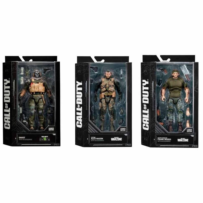 Figura Pack De 6 Unidades  Call Of Dutty 15cm Surtido