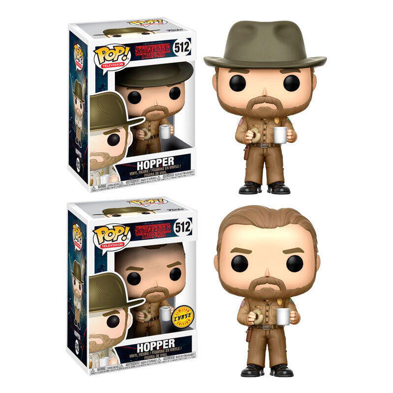 Figura Pack De 6 Unidades Pop Stranger Things Hopper 5 + 1 Chase