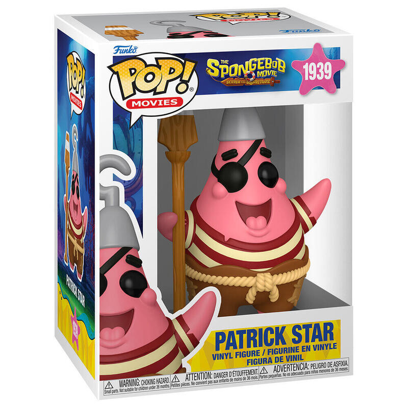 Figura Pop Bob Esponja Una Nueva Aventura Pirata Patrick Star