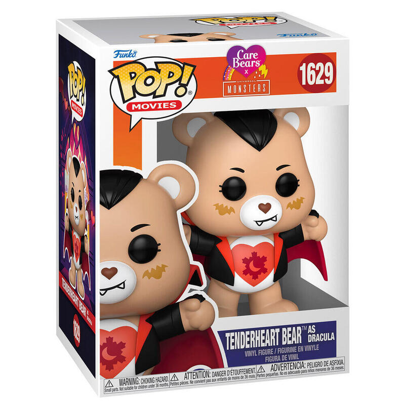 Figura Pop Care Bears X Monsters Tender Heart Bear As Dracula