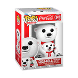 Figura Pop Coca -Cola Polar Bear With Cub