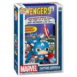 Figura Pop! Comic Cover Marvel Los Vengadores - Capitán América Exclusive