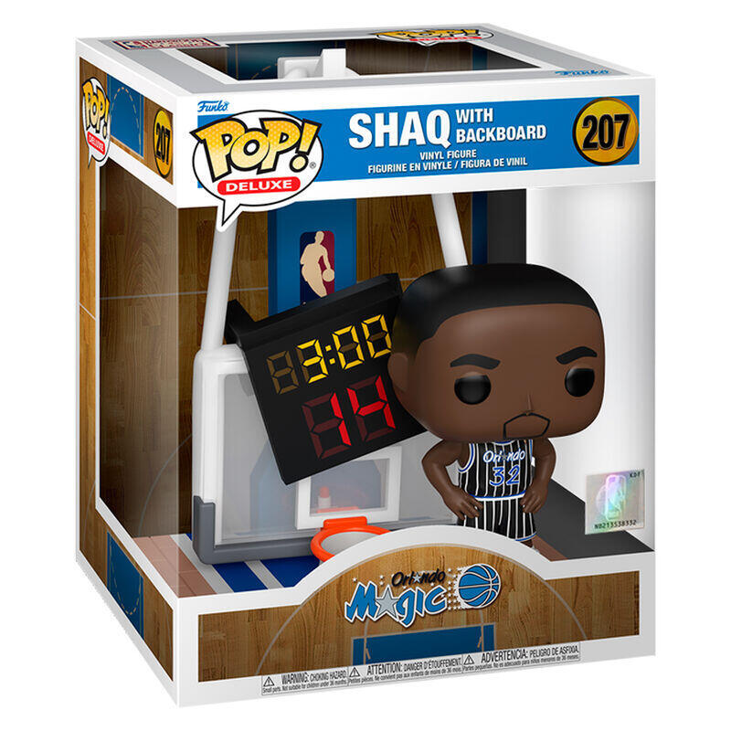 Figura Pop Deluxe Orlando Magic Shaq With Backboard