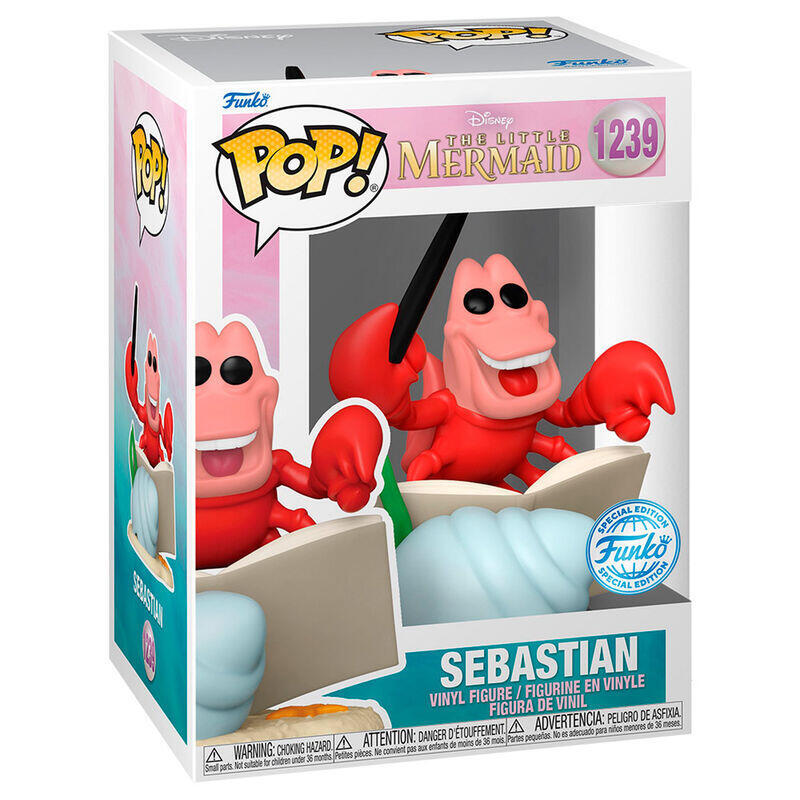 Figura Pop Disney La Sirenia Sebastian Exclusive