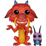 Figura Pop Disney Mulan Mushu & Cricket