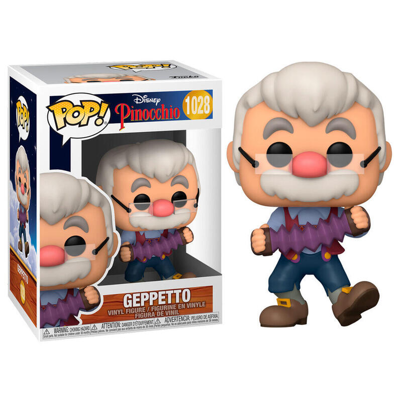 Figura Pop Disney Pinocho Geppetto With Accordion