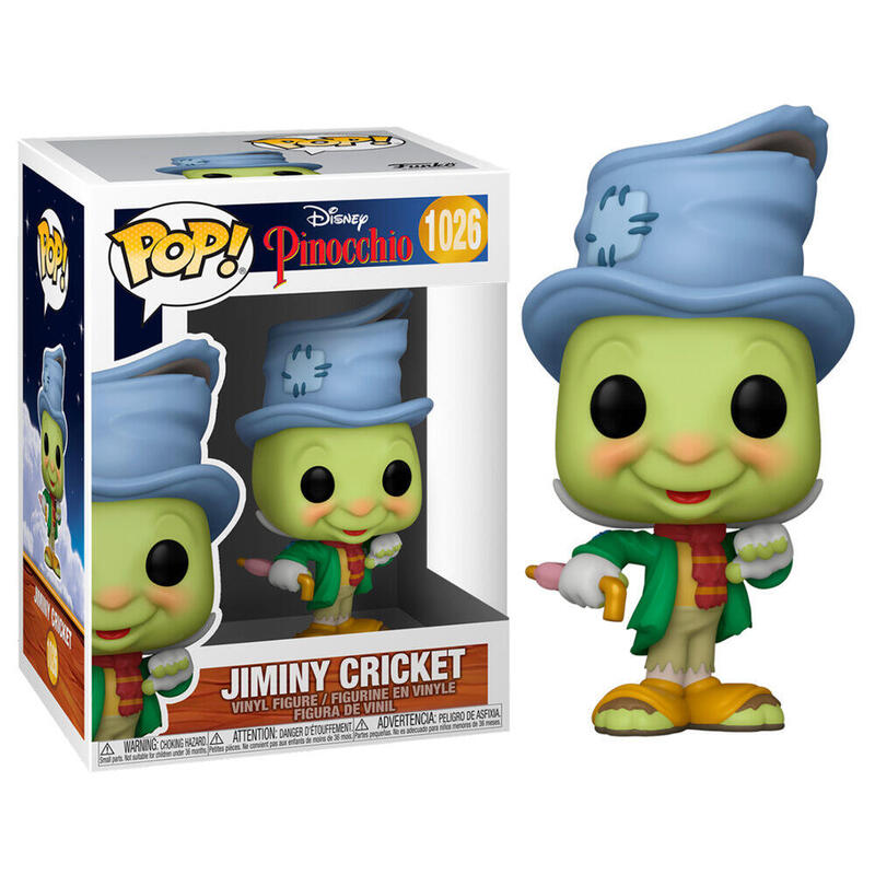 Figura Pop Disney Pinocho Street Jiminy Cricket