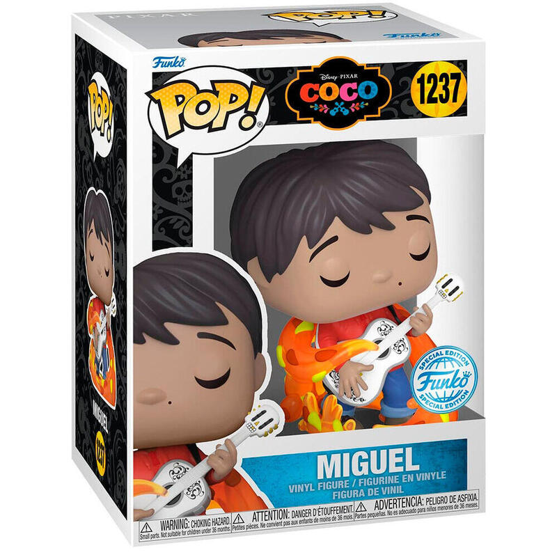 Figura Pop Disney Pixar Coco Miguel Exclusive