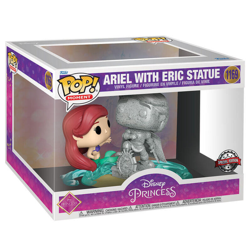 Figura Pop Disney Ultimate Princess La Sirenita Ariel &#38; Statue Eric Exclusive