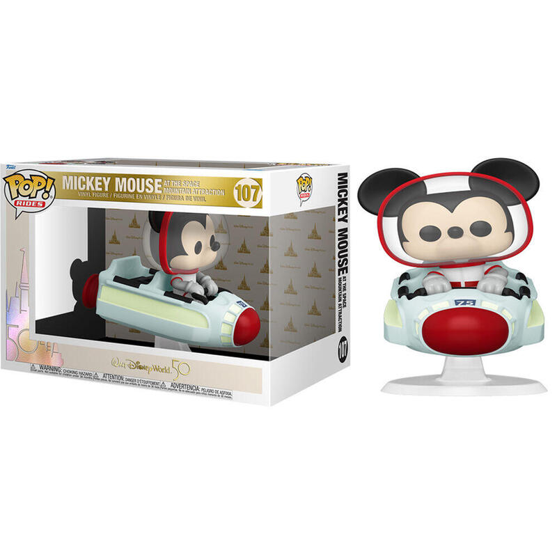 Figura Pop Disney World 50th Mickey Mouse At The Space Mountain Attraction