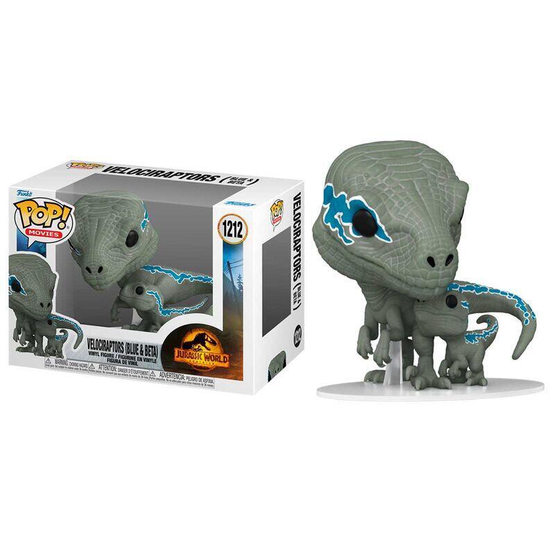 Figura Pop Jurassic World 3 Velociraptors Blue &#38; Beta