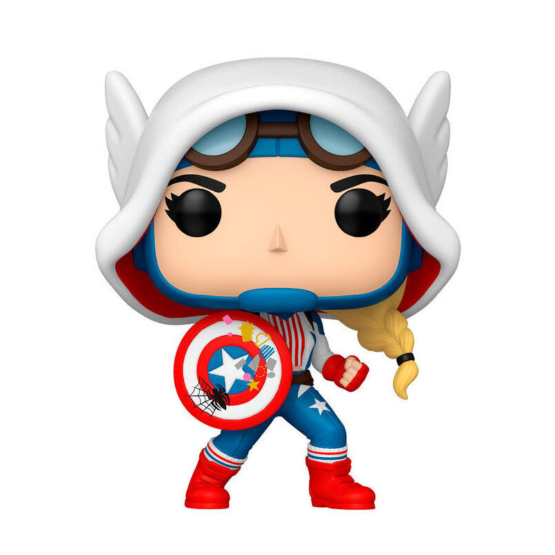 Figura Pop Marvel Cap-Gwen