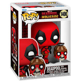 Figura Pop Marvel Deadpool & Wolverine Deadpool With Headpool