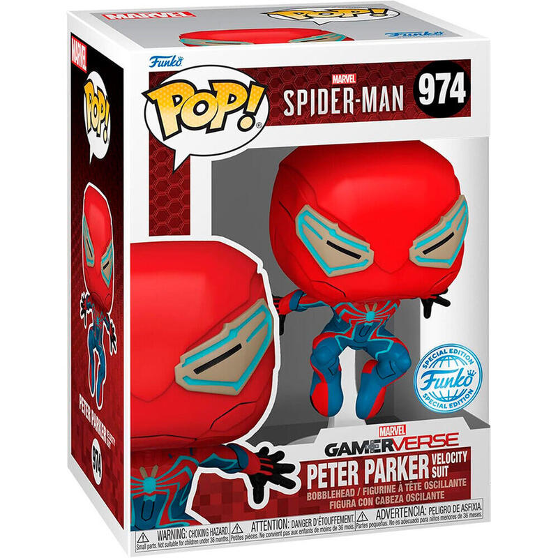 Figura Pop! Marvel Spider-Man Peter Parker Exclusive