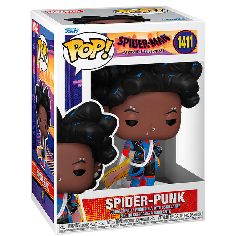 Figura Pop Marvel Spiderman Across The Spider-Verse Spider-Punk