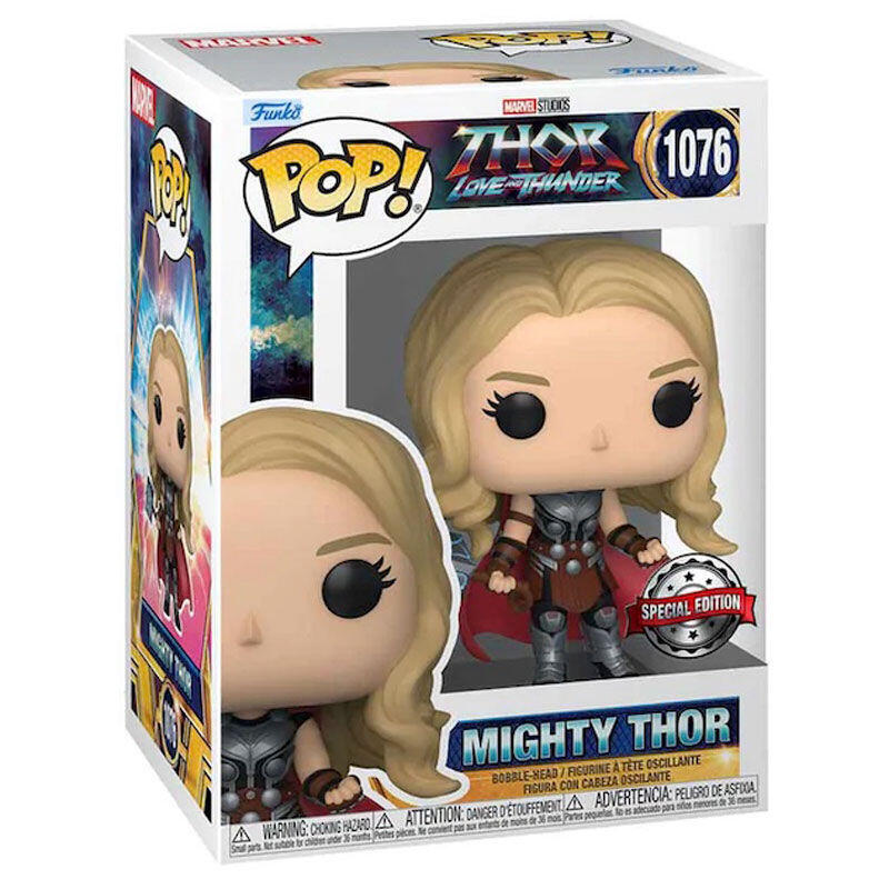 Figura Pop Marvel Thor Love And Thunder Mighty Thor Exclusive