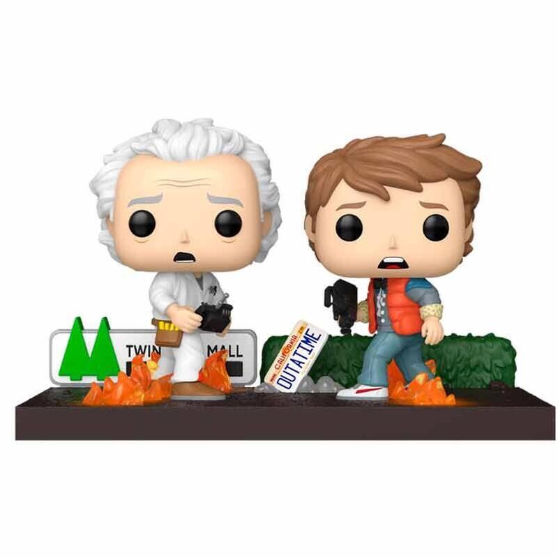 Figura Pop Moments Regreso Al Futuro Doc & Marty