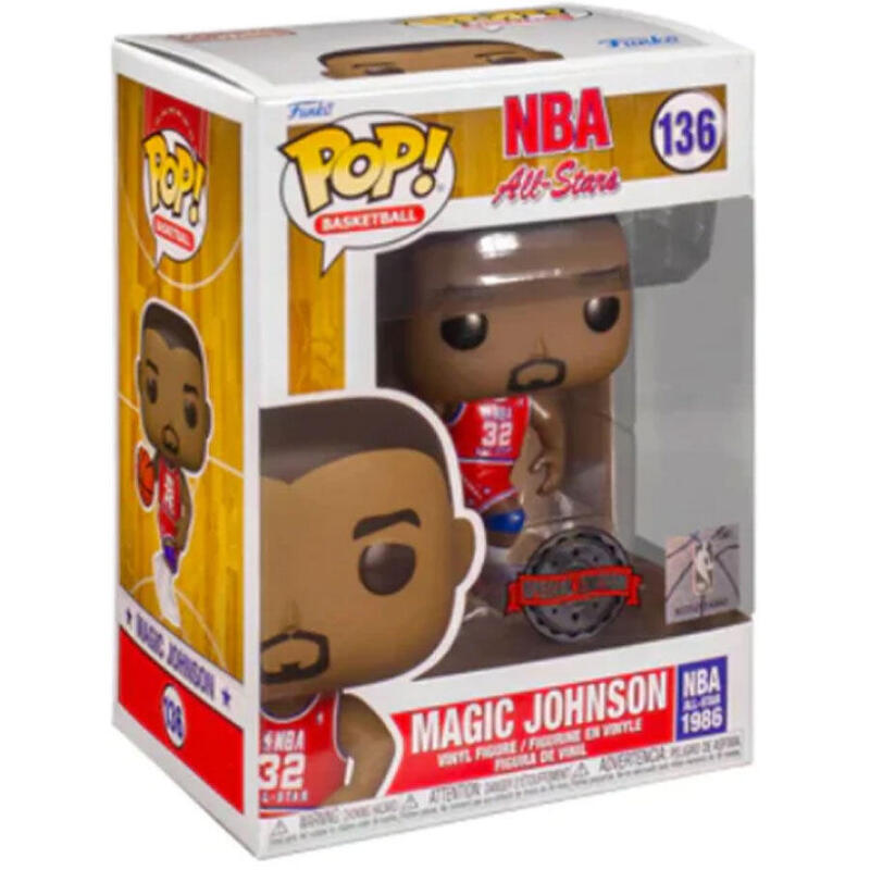 Figura Pop Nba Legends Magic Johnson Exclusive