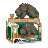 Figura Pop! Star Wars: Grogu With Rancor Exclusive