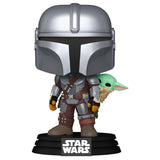 Figura Pop Star Wars Mandalorian & Grogu - The Mandalorian With Grogu