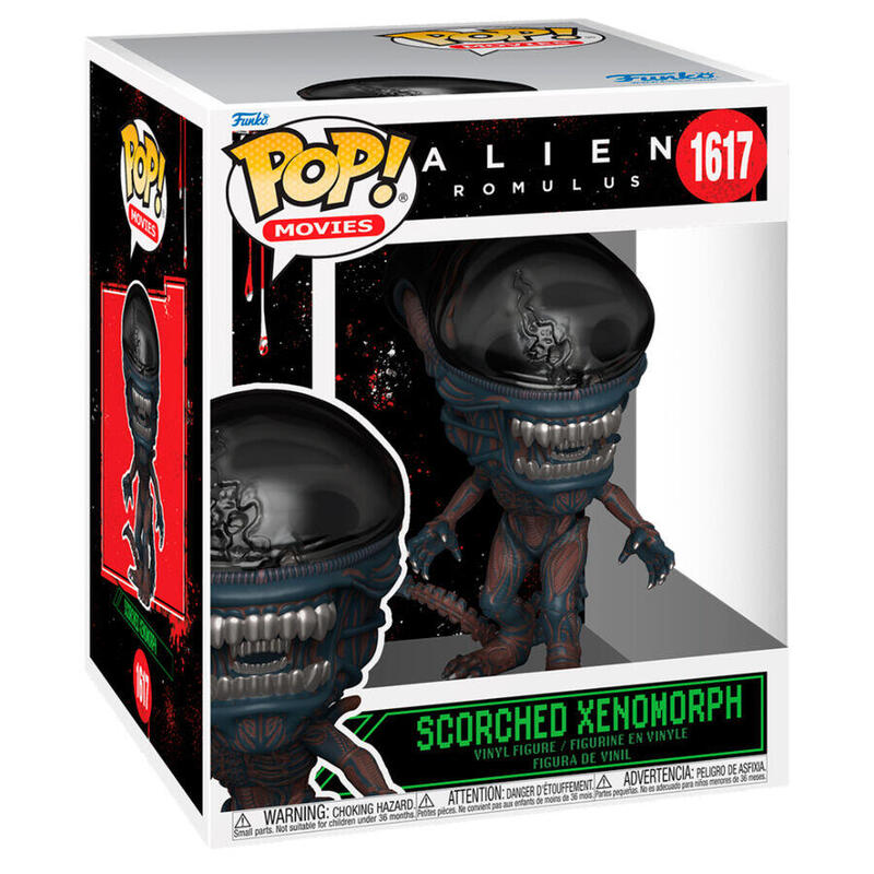 Figura Pop Super Alien Romulus Scorched Xenomorph
