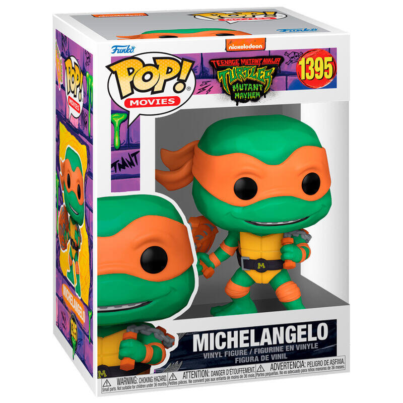 Figura Pop Tortugas Ninja Michelangelo