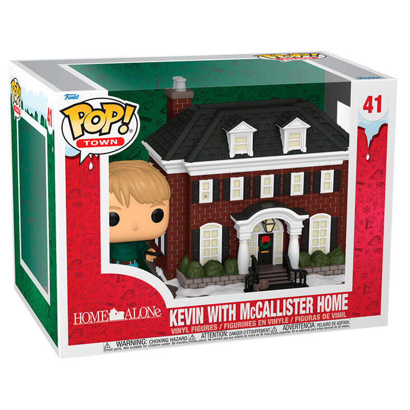 Figura Pop Town Home Alone Kevin With Mccallister Home