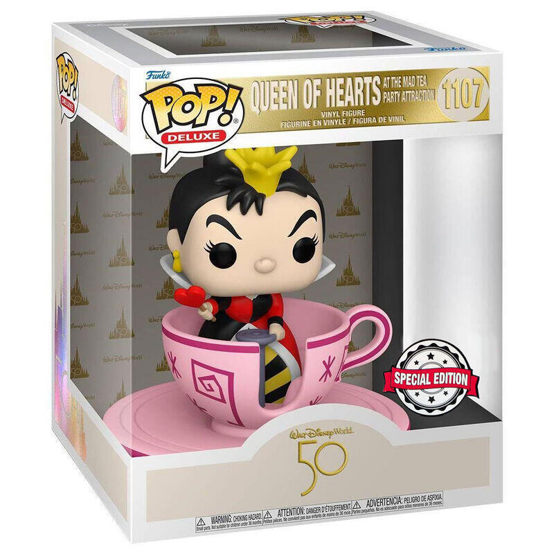 Figura Pop Walt Disney World 50th Queen Of Hearts In Tecup Exclusive