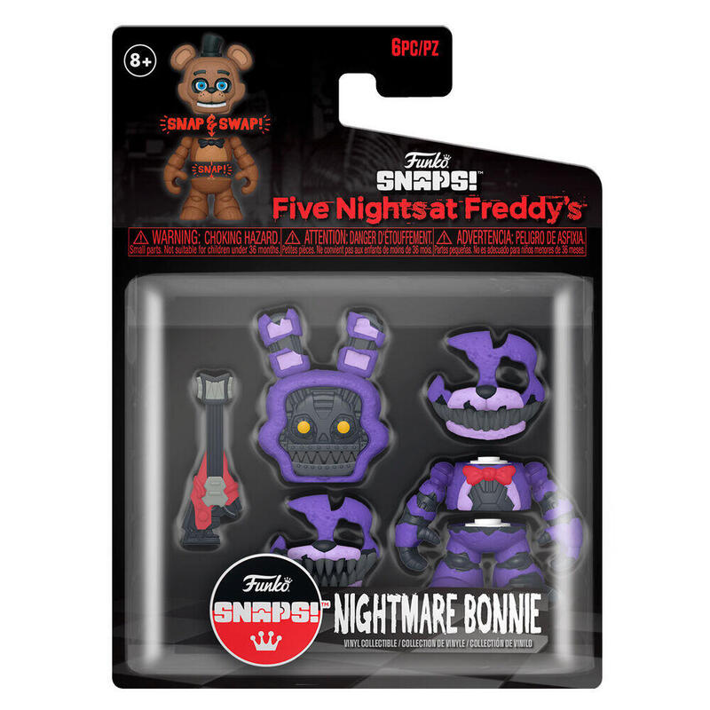 Figura Snaps! Five Nights At Freddys Nightmare Bonnie