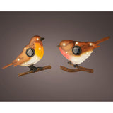 Figura Solar De Pájaro Metálico Colores Surtidos
