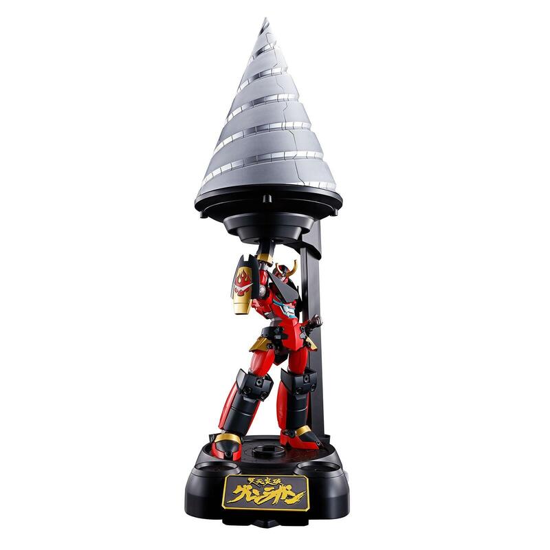Figura Tamashii Nations Tengen Toppa Gurren Lagann Soul Of Chogokin Gx 107 Gurren Lagann & Giga Drill Set